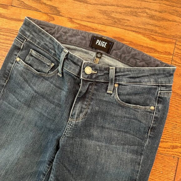 PAIGE Denim Skyline Ankle Peg Jeans Size 27 Raw Hem - Picture 7 of 12